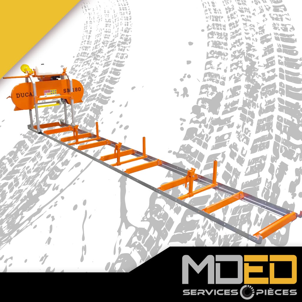 Scierie portative Ducar SM180 18 po avec moteur 7 HP