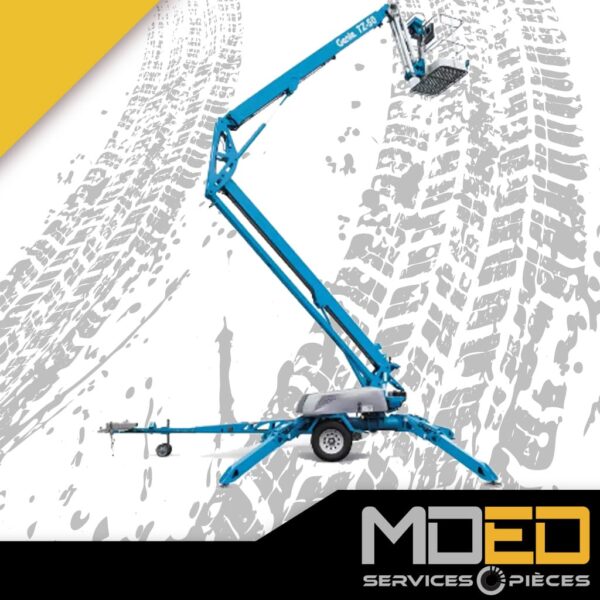 Nacelle élévatrice articulée Genie TZ-34 en hauteur