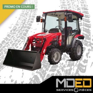 Tracteur compact Mahindra 1635HX avec chargeur frontal
