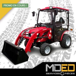 e MAX 20S – Tracteur sous-compact Mahindra avec cabine