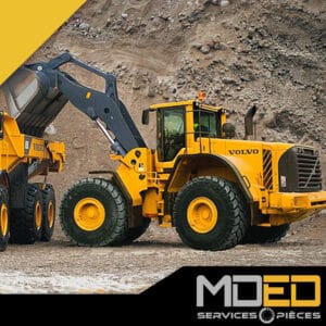 Volvo L150F chargeur sur pneus sur chantier