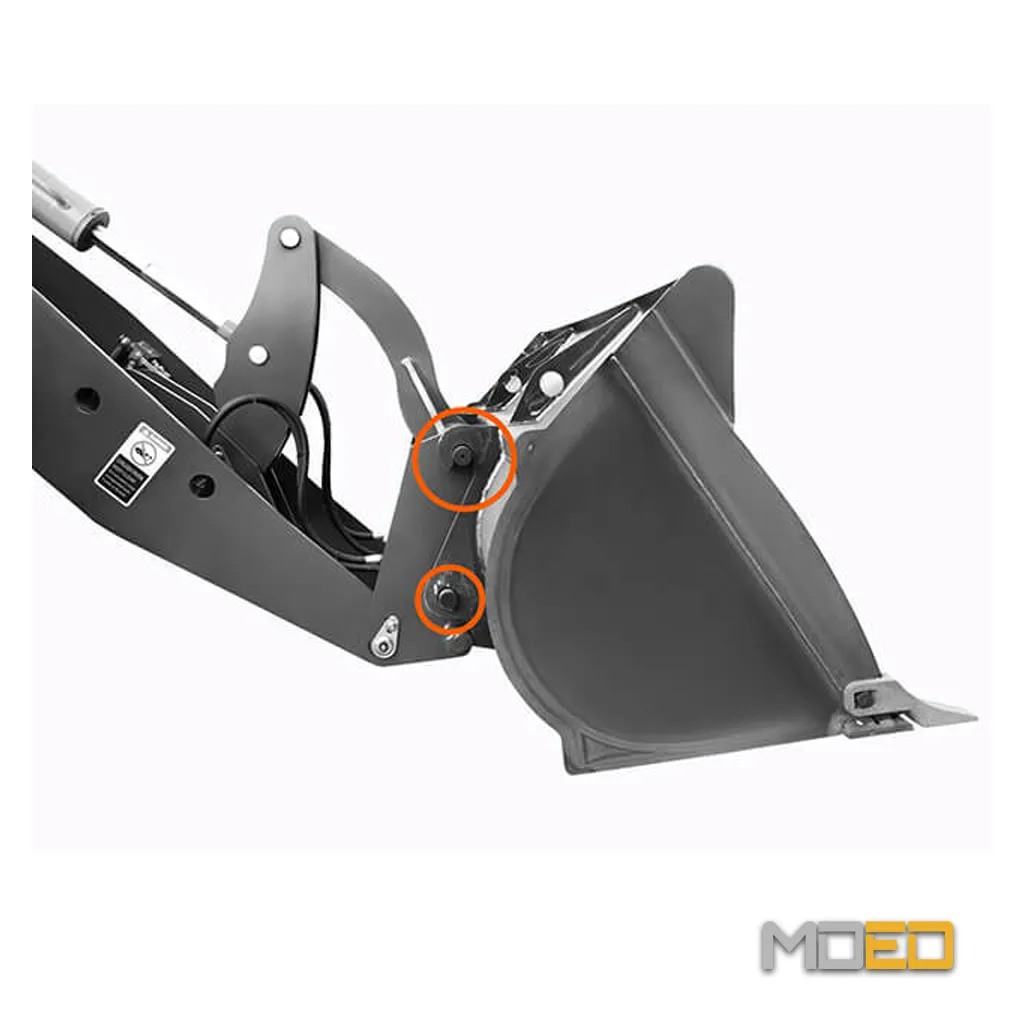 attache rapide chargeur télescopique Everun ERT1500 fixation godet système verrouillage rapide accessoires