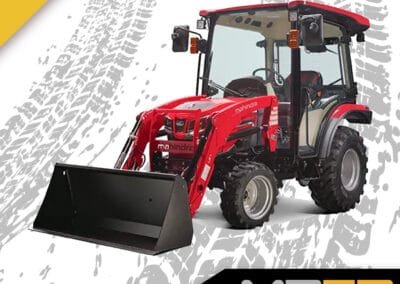 Mahindra 2126 HST 4WD avec cabine et chargeur