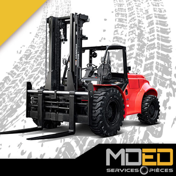 chariot elevateur hangcha cpcd100 10 tonnes tout terrain