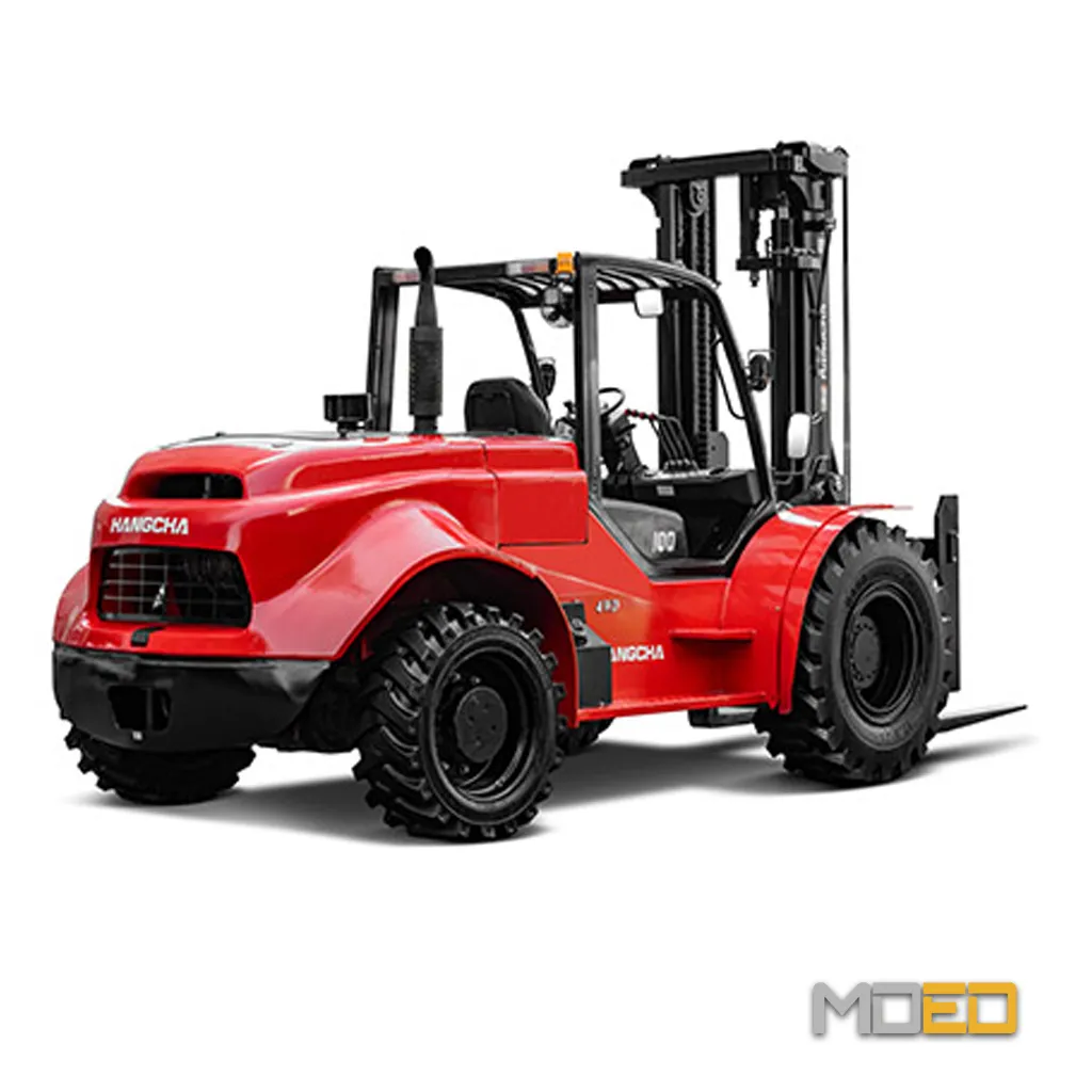 chariot élévateur Hangcha CPCD100 tout terrain 10 tonnes 4WD industriel lourd