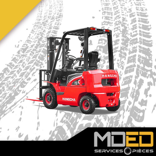 chariot elevateur hangcha cpcd15 4wd tout terrain