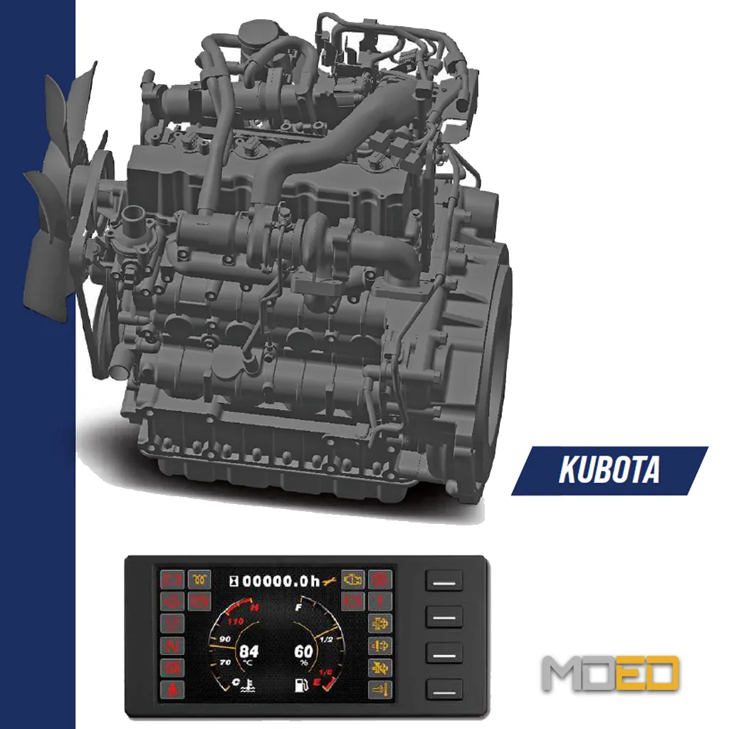 moteur Kubota diesel chariot élévateur Hangcha CPCD15 tout terrain 4WD