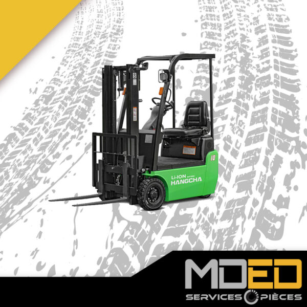 chariot elevateur hangcha cpds10 lithium compact 1 tonne