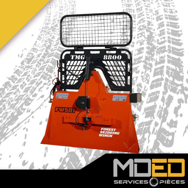 treuil forestier tmg fw50t pto debardage bois