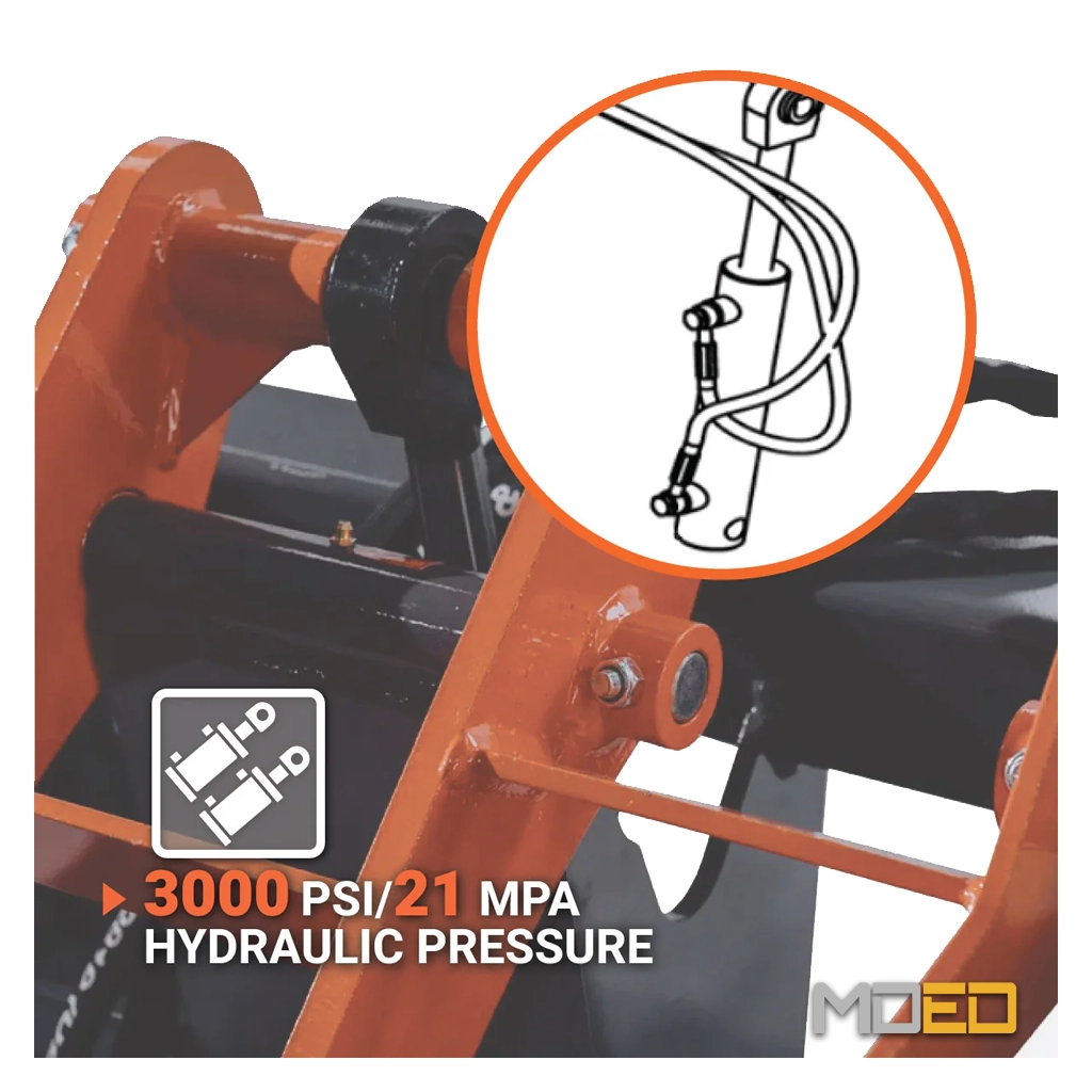 Système hydraulique 3000 PSI du grappin à billots TMG-SLG30