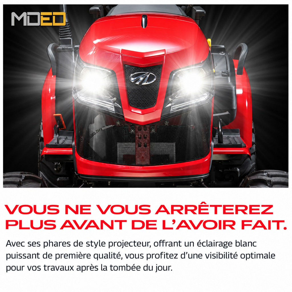 Phares avant du tracteur Mahindra 1123 HST 4WD