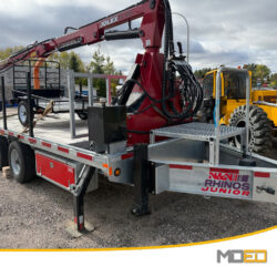 Grue hydraulique Jolex DL1650 sur remorque autochargeuse 20 000 lb